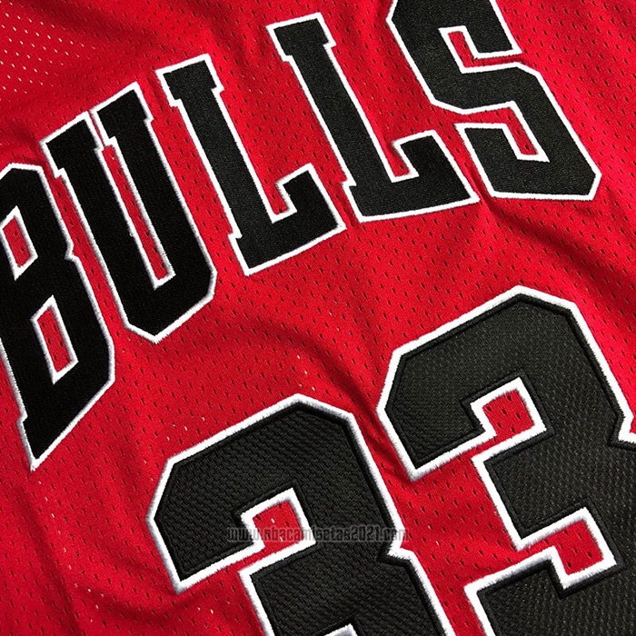 Camiseta Chicago Bulls Scottie Pippen #33 Mitchell & Ness 1997-98 Rojo